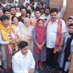 बागपत में राज्यमंत्री के स्वागत में भाजपा कार्यकर्ताओं ने निकाला विजय जुलूस