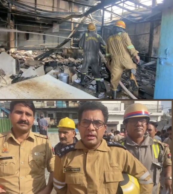 नोएडा में गैस लीक से मजदूर कैंप में भीषण आग, जान तो बची लेकिन सपनों की कमाई खाक