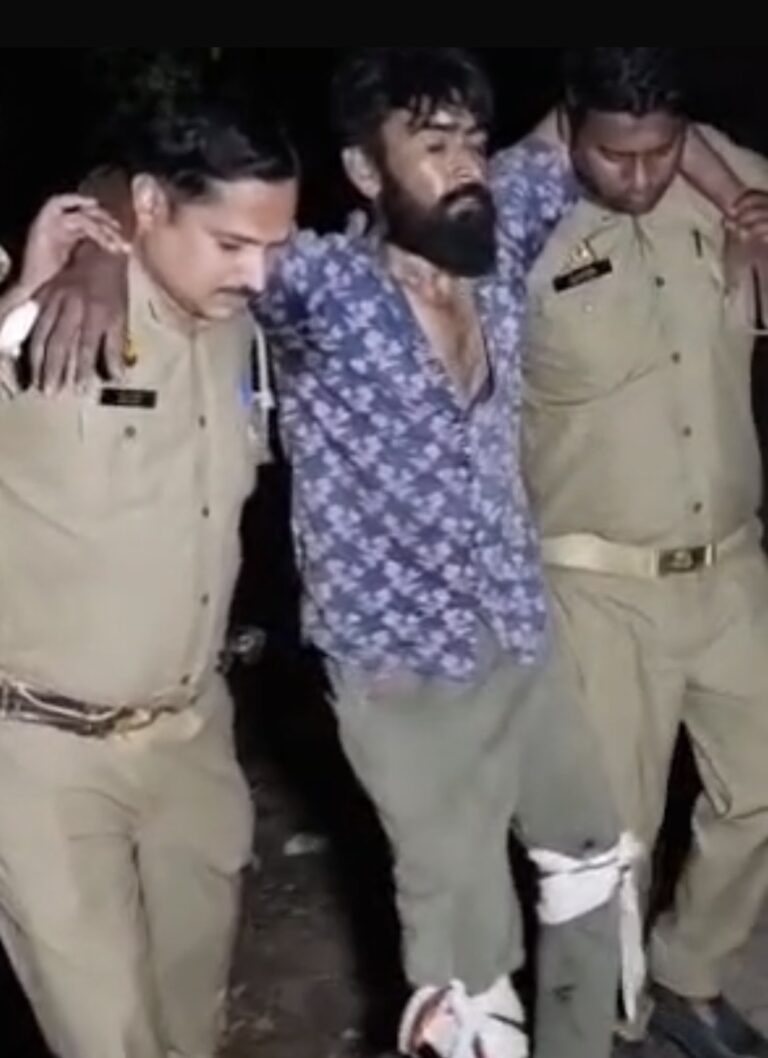 बरेली में चाकूबाजी का आरोपी पुलिस मुठभेड़ में गिरफ्तार, दोनों पैरों में लगी गोली