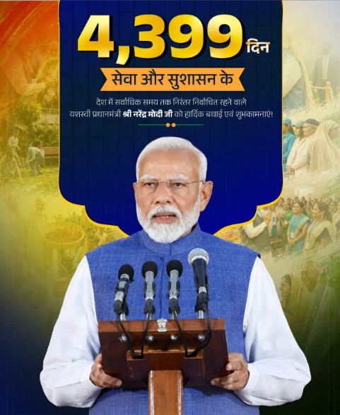 पीएम मोदी के ऐतिहासिक कीर्तिमान पर केशव मौर्य का अभिनंदन, कहा- राष्ट्रसेवा का अद्वितीय अध्याय