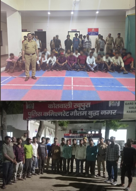 नोएडा पुलिस का सख्त अभियान, सार्वजनिक स्थानों पर नशा करने वाले 139 लोग गिरफ्तार