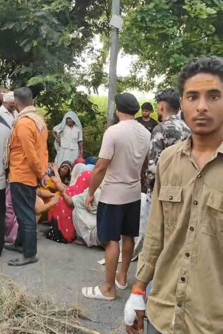 बिजनौर में ड्यूटी से लौट रहे चौकीदार की सड़क हादसे में मौत, नंबर प्लेट के सहारे आरोपी वाहन की तलाश में जुटी पुलिस