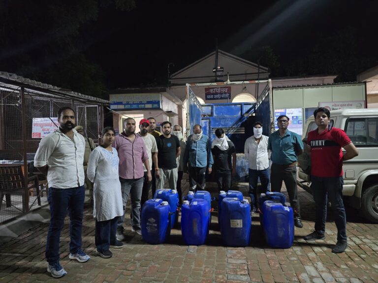 बरेली में एएनटीएफ की बड़ी कार्रवाई, 1.30 करोड़ के नशीले पदार्थ बनाने वाले केमिकल के साथ चार तस्कर गिरफ्तार