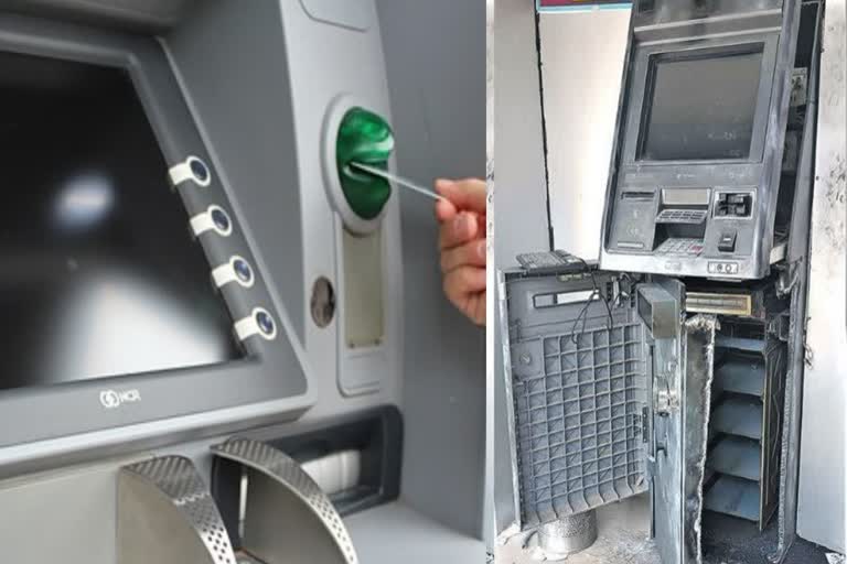 नोएडा में ATM पर बदमाशों का धावा, मशीन तोड़कर बैटरी-UPS समेत लाखों का सामान चोरी