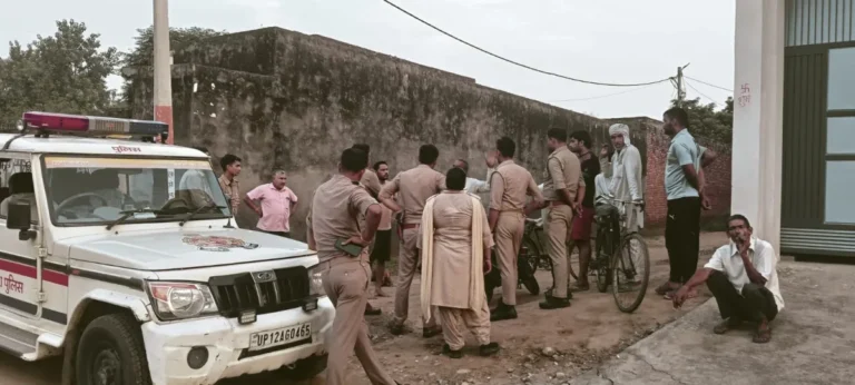 जानसठ के राजपुर कलां में पुरानी रंजिश को लेकर दो पक्ष आमने-सामने, फायरिंग के आरोप के बाद पुलिस तैनात
