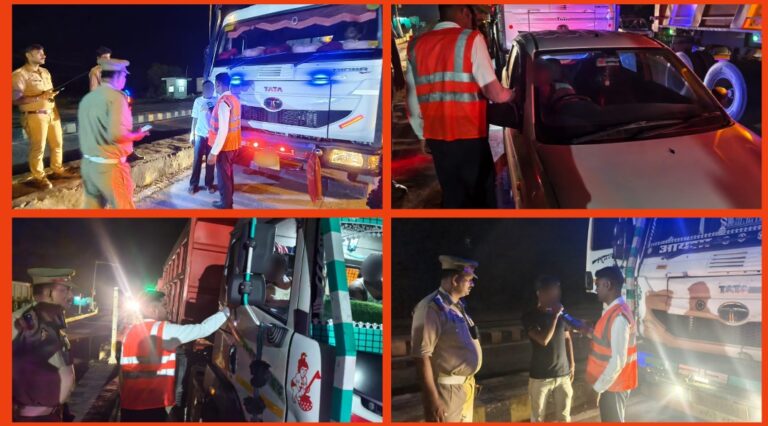 फतेहपुर: ड्रंक एंड ड्राइव अभियान में 19 वाहन चालकों पर कार्रवाई, 1.55 लाख रुपये का जुर्माना वसूला