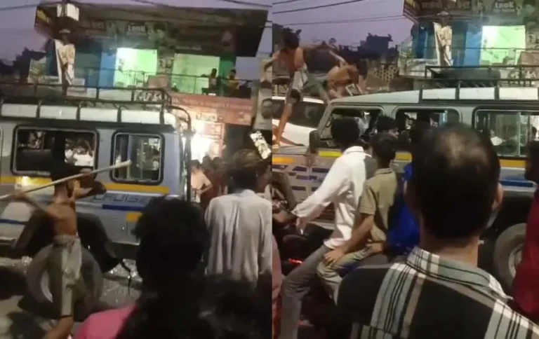पुरकाजी में कार-कांवड़ियों की टक्कर के बाद बवाल, बीच सड़क कार में तोड़फोड़; वायरल वीडियो पर पुलिस जांच शुरू