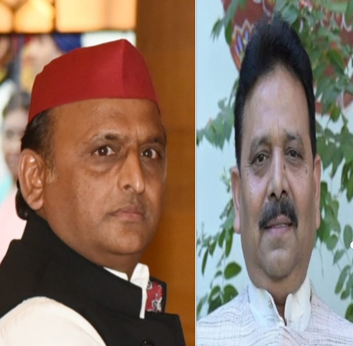अखिलेश यादव पर मंत्री रविन्द्र जायसवाल की टिप्पणी से सियासत गरम, वाराणसी में सपा कार्यकर्ताओं का प्रदर्शन