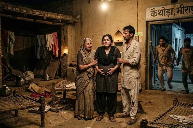 मीरापुर में गर्भवती महिला समेत तीन पर घर में घुसकर हमला, थाने जाते समय फिर पीटा; चार नामजद पर मुकदमा