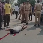 मुजफ्फरनगर: NH-58 पर भीषण हादसा, अज्ञात वाहन की टक्कर से बाइक सवार युवक की मौत, साथी गंभीर