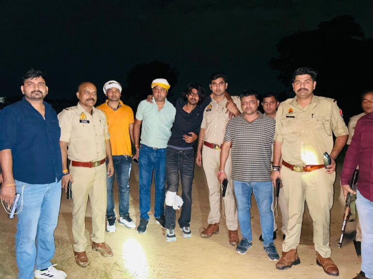 झांसी के चर्चित ‘द मैड किचिन’ मर्डर केस में बड़ा एक्शन! 25 हजार का इनामी शूटर मुठभेड़ के बाद गिरफ्तार