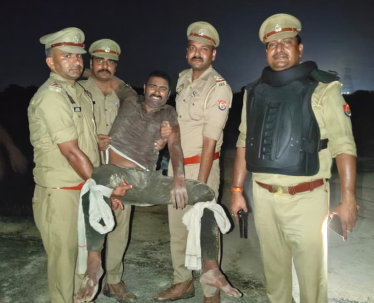 कानपुर में लूट-हत्या का मुख्य आरोपी मुठभेड़ में गिरफ्तार, दोनों पैरों में लगी गोली; 25 हजार का था इनाम
