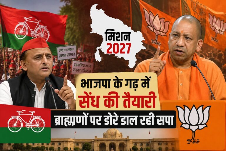 यूपी 2027 में ब्राह्मण वोट पर सपा की नजर! अखिलेश ने अयोध्या से पवन पांडेय को उतारकर दिया बड़ा सियासी संदेश