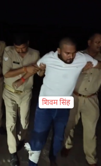 सुलतानपुर में पुलिस की बदमाशों से मुठभेड़, दो को लगी गोली; तीन गिरफ्तार, हथियार और बाइक बरामद