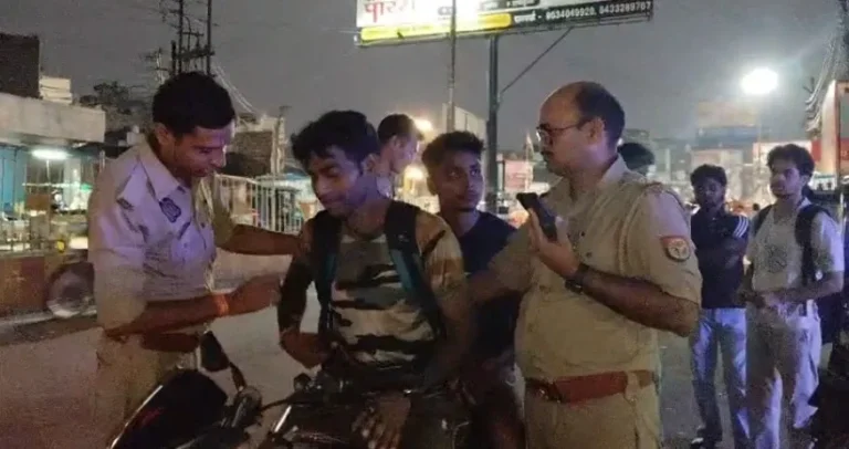 मुजफ्फरनगर में अस्पताल चौकी पुलिस का सघन चेकिंग अभियान, संदिग्ध लोगों और वाहनों की ली तलाशी