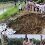 जौली गंग नहर पटरी पर बड़ा कटान, कांवड़ मार्ग पर मचा हड़कंप; समय रहते पानी बंद कर टला बड़ा हादसा