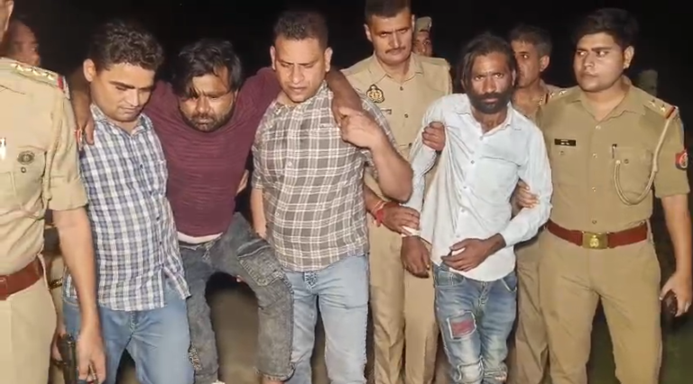 मुजफ्फरनगर में मुठभेड़ से मचा हड़कंप, पुलिस की गोली से बदमाश घायल; सगे भाइयों की जोड़ी गिरफ्तार, चोरी का पूरा माल बरामद