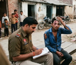 चरथावल में बच्चों का झगड़ा छुड़ाना पड़ा भारी, चार लोगों ने युवक को पीटा और दी जान से मारने की धमकी