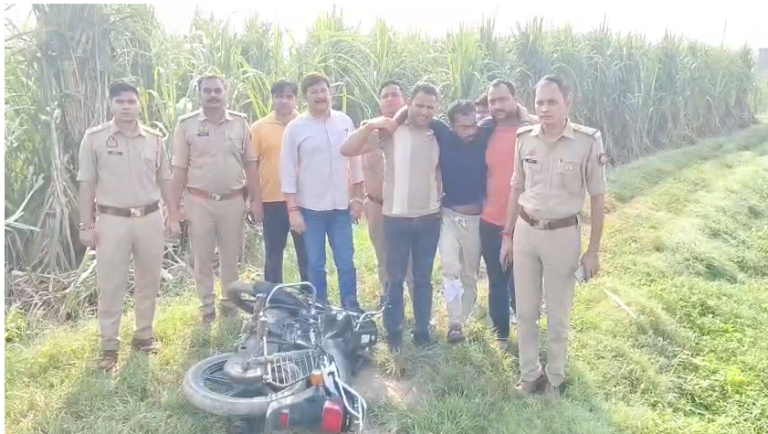 मुजफ्फरनगर में पुलिस की गोली से गैंगस्टर घायल! क्राउन स्कूल के पास मुठभेड़, वाहन चोरी में वांछित बिलाल गिरफ्तार