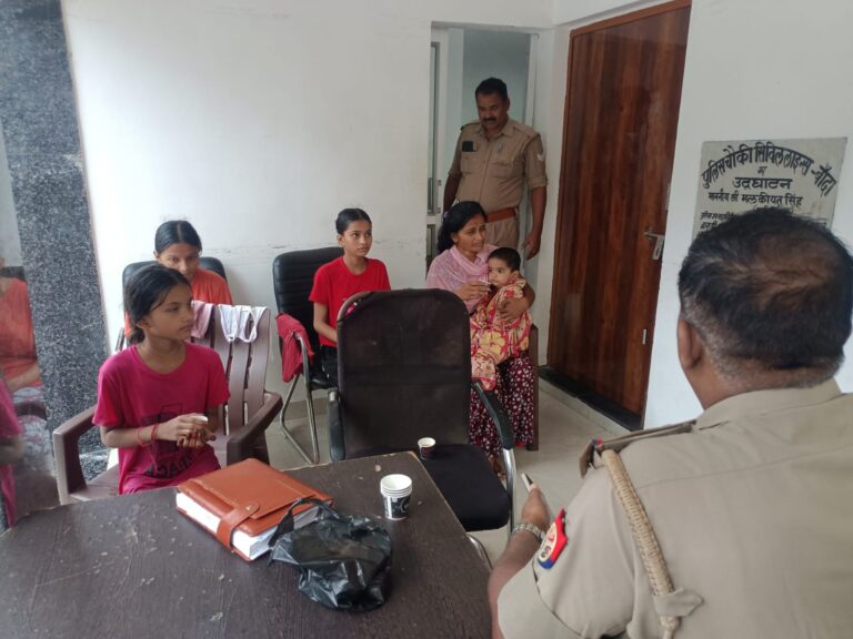 बांदा में केन नदी पुल पर बड़ा हादसा टला, चार बच्चों संग आत्महत्या के लिए जा रही महिला को पुलिस ने बचाया; पांच जिंदगियां सुरक्षित
