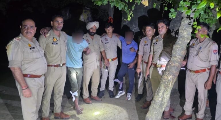 बागपत में ट्यूबवेल चोरी करते बदमाशों से मुठभेड़! 2 को लगी गोली, गिरफ्तार; एक अंधेरे में फरार