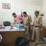 भोपा में आधी रात कूरियर ऑफिस पर धावा! शटर तोड़कर नकदी-पार्सल उड़ाए, CCTV और DVR तक ले गए चोर