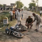 मुजफ्फरनगर में बाइक की टक्कर से राहगीर गंभीर घायल, इलाज का खर्च देने का भरोसा देकर चालक फरार