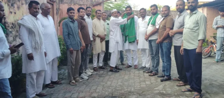 मुजफ्फरनगर में भाकियू टिकैत के नवनियुक्त पुरकाजी ब्लॉक अध्यक्ष का स्वागत, कई लोगों ने ली संगठन की सदस्यता