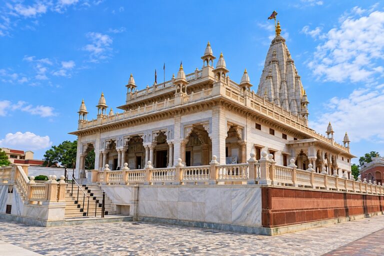 फिरोजाबाद के छदामी लाल जैन मंदिर में पर्यटन सुविधाओं का विकास तेज, 1.28 करोड़ की परियोजना का 80% काम पूरा