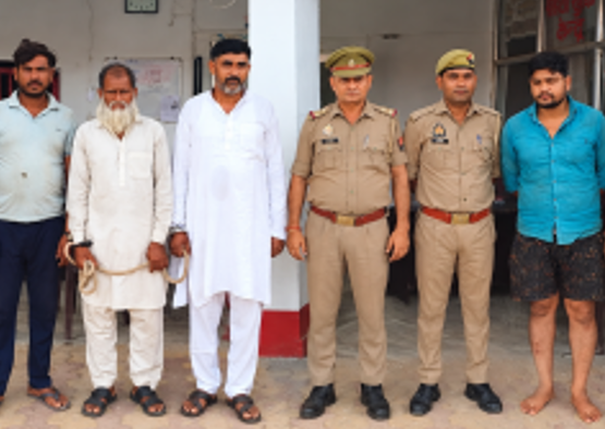 मुजफ्फरनगर में भोपा पुलिस की कार्रवाई, चेक बाउंस समेत अलग-अलग मामलों में चार वारंटी गिरफ्तार