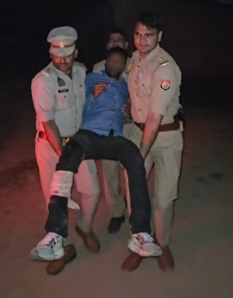 बागपत में पुलिस मुठभेड़! 50-50 हजार के दो इनामी गैंगस्टर गिरफ्तार, एक बदमाश घायल