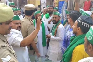 मुजफ्फरनगर में किसान-मजदूर मोर्चे का हल्लाबोल, शाहआलम के हाउस अरेस्ट के विरोध में फूंका ज्ञानेश कुमार का पुतला; आंदोलन जारी रखने का ऐलान