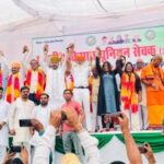मुजफ्फरनगर महापंचायत में रोहिणी घावरी का चंद्रशेखर आजाद पर निशाना, चुनाव लड़ने के दिए संकेत